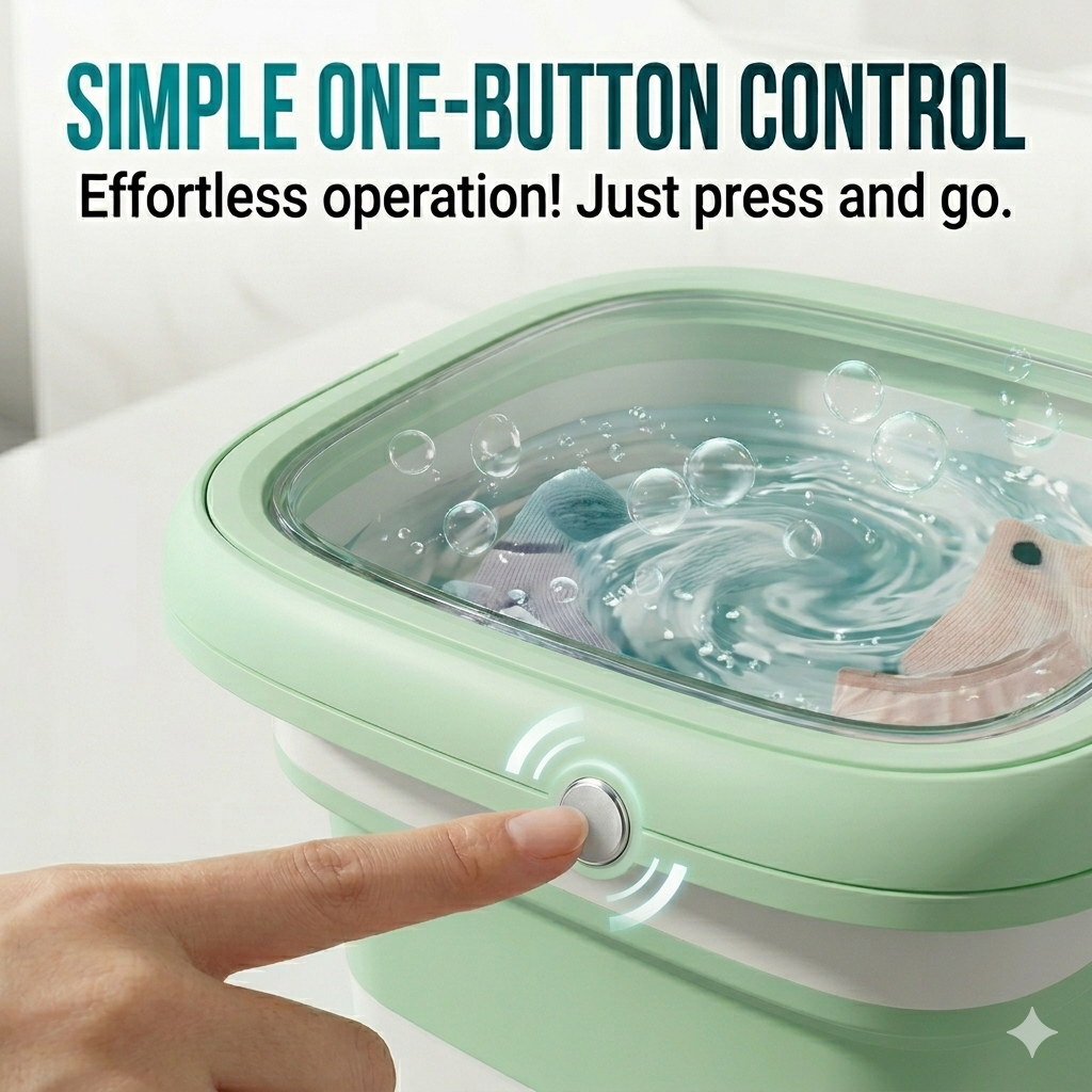 Foldable Mini Laundry Machine