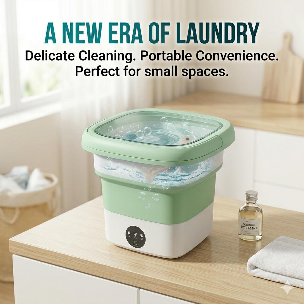 Foldable Mini Laundry Machine
